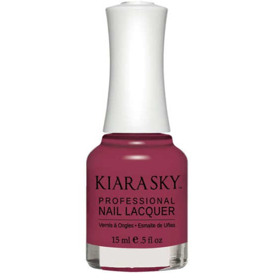 KiaraSky Nail Polish Plum It Up #485, 0.5 fl oz