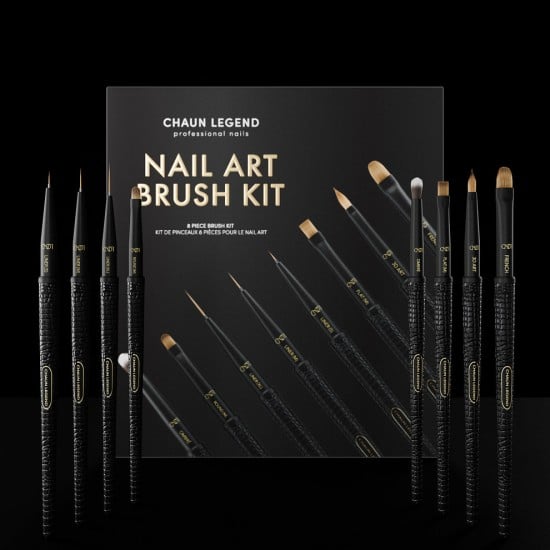 Chaun Legend Nail Art Brush Kit 8pcs