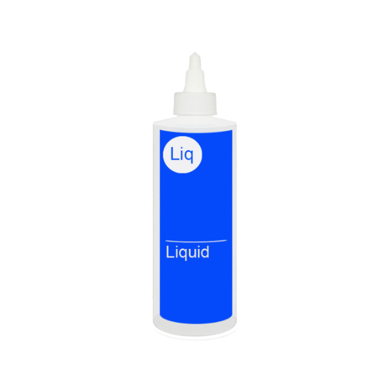 Printed Plastic Empty Bottle Liquid 8oz w/twist cap