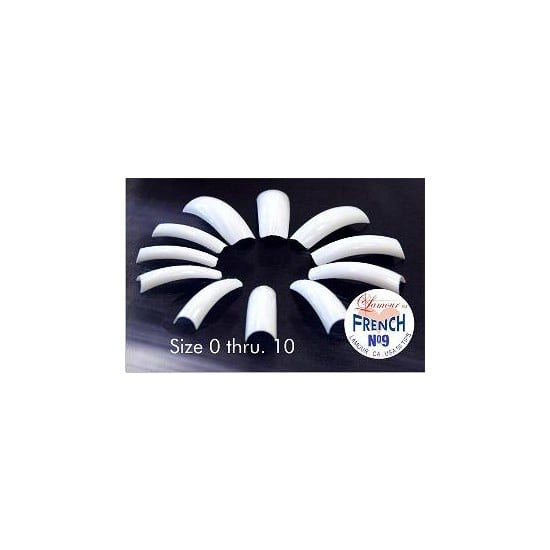 Lamour French Off White Nail Tips #9 Blue Label