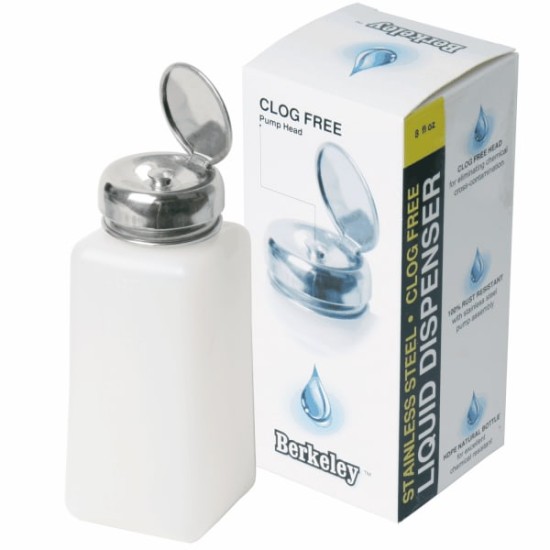 8-oz Non-Clog Liquid Pump Clear