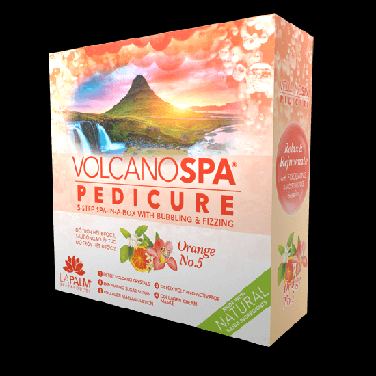 La Palm Spa 5 Step Volcano Orange