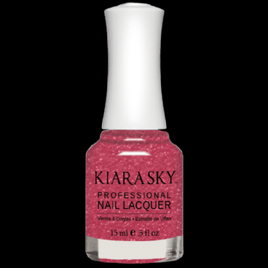 KiaraSky Nail Polish All In One Frosted Wine #5029, 0.5 fl oz