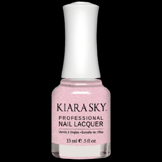 KiaraSky Nail Polish All In One Pink Stardust #5041, 0.5 fl oz