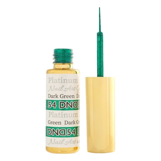 DND Nail Art Striper Platinum #54 Dark Green, 0.25 fl oz
