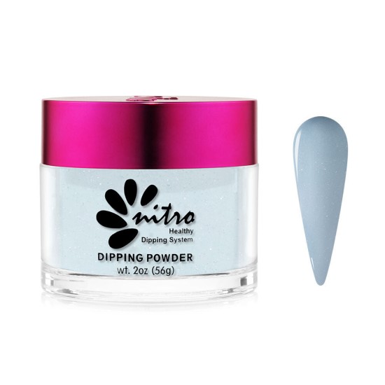 Nitro Lush Dip Powder #A98 Icy Blue, 2oz