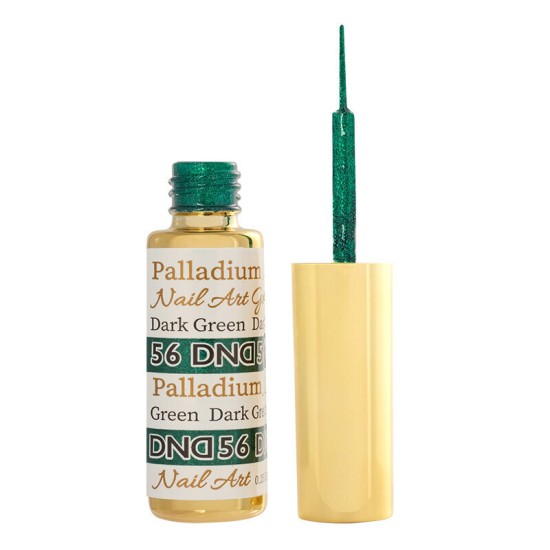 DND Nail Art Striper Palladium #56 Dark Green, 0.25 fl oz