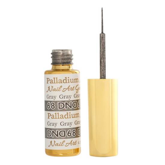 DND Nail Art Striper Palladium #68 Gray, 0.25 fl oz