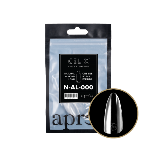 APRÉS  Natural Almond Long Size 000, Refill Tips