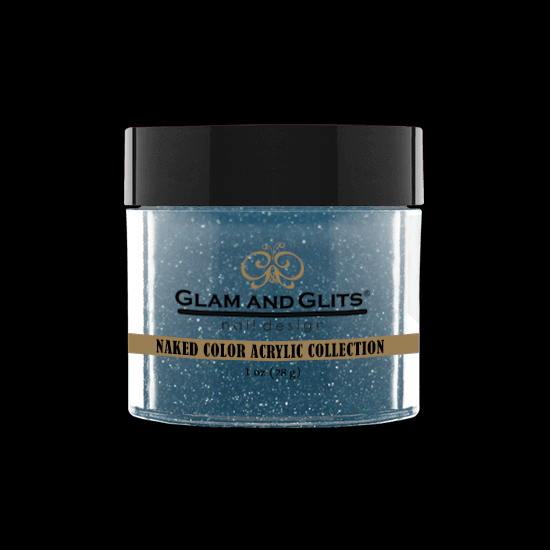 Glam and Glits Teal Me In 1oz Acrylic Powder
