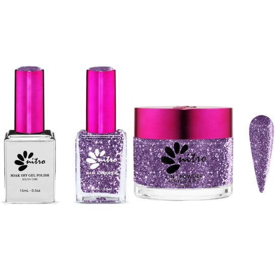 Nitro Diamond Trio #A137 Sugar Plum, 3pc Bundle