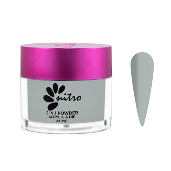 Nitro LÁ Dip Powder #01 Mossy Silver, 2oz