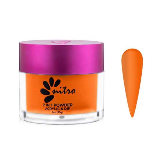 Nitro LÁ Dip Powder #08 Sunburst Orange, 2oz