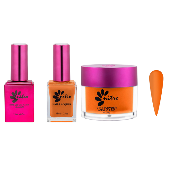 Nitro LÁ Trio #08 Sunburst Orange, 3pc Bundle