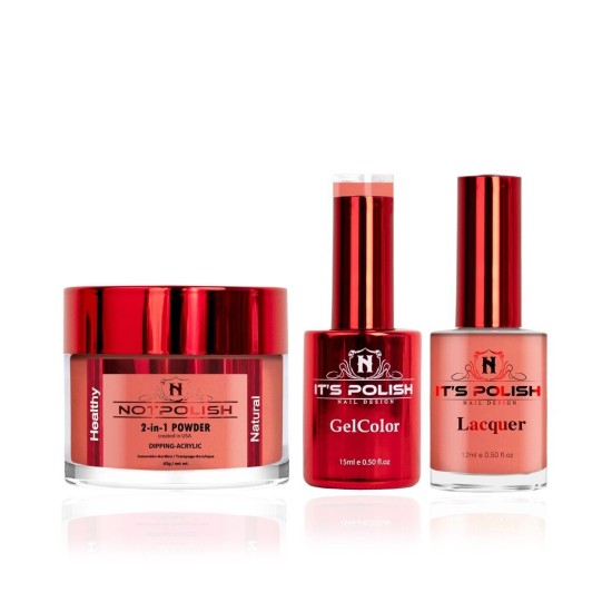 NotPolish - Trio M87 Coral Pink 3-In-1 Trio