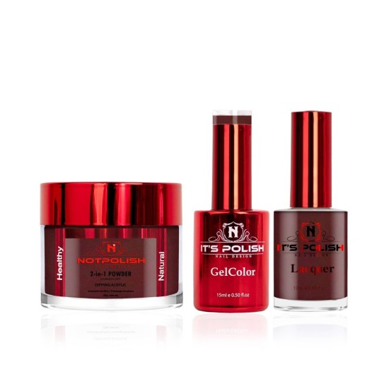 NotPolish Dip, Gel, Polish Trio OG112 Wine And Dine