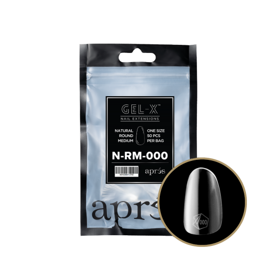 APRÉS  Natural Round Medium Size 000, Refill Tips