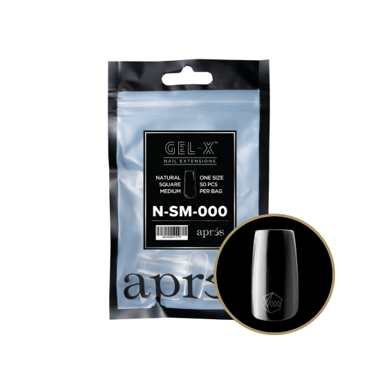 APRÉS  Natural Square Medium Size 000, Refill Tips