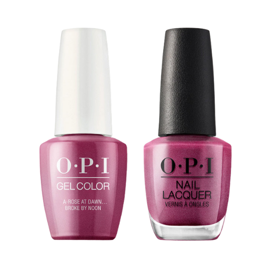 OPI A Rose At Dawn .. Broke By Noon #V11 Duo
