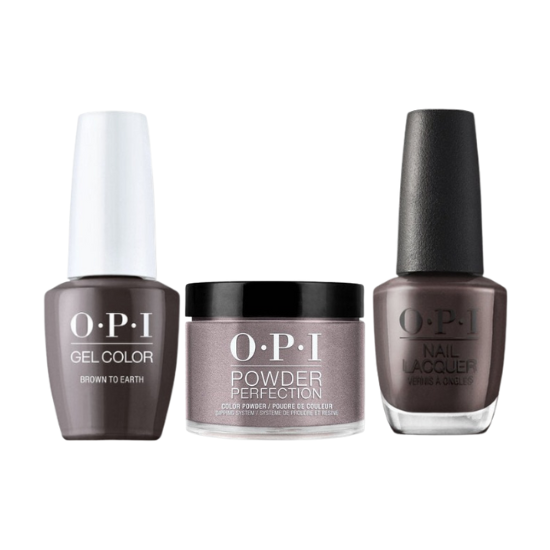 OPI Brown To Earth #F004 Trio