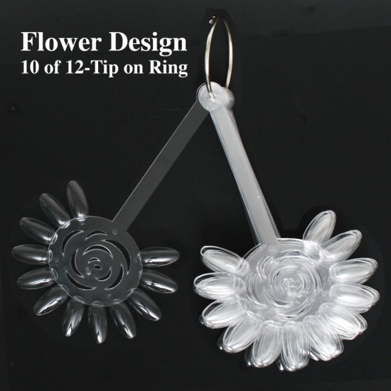 10 Flower Displays of 12 Tips in a Ring