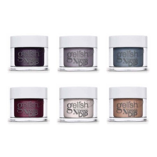 Gelish Xpress Dip Plaid Reputation, 6pc Bundle