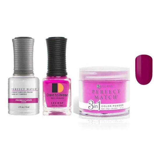 Lechat Dip, Gel, Polish Trio Promiscuous #036, 3pc Bundle