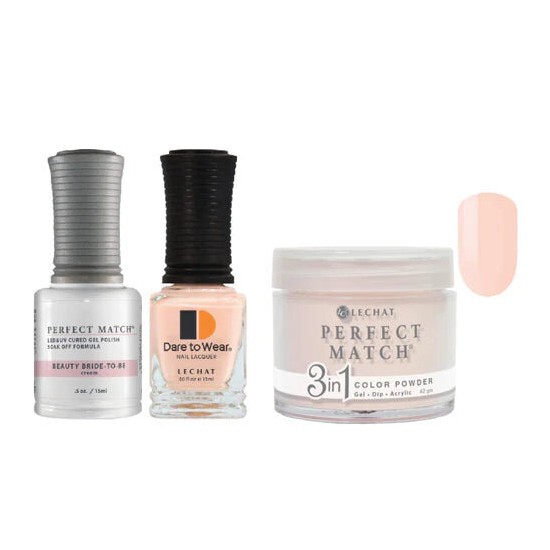 Lechat Dip, Gel, Polish Trio Beauty Bridetobe #050, 3pc Bundle