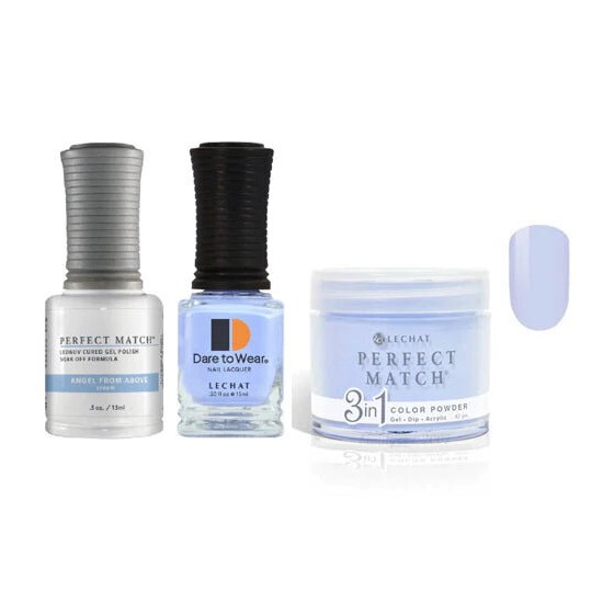Lechat Dip, Gel, Polish Trio Angel From Above #070, 3pc Bundle