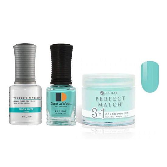Lechat Dip, Gel, Polish Trio Moon River #071, 3pc Bundle