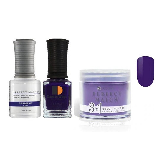 Lechat Dip, Gel, Polish Trio Aristocrat #077, 3pc Bundle