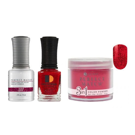 Lechat Dip, Gel, Polish Trio Xoxo #093, 3pc Bundle