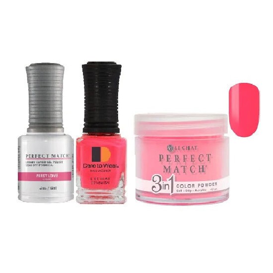 Lechat Dip, Gel, Polish Trio First Love #095, 3pc Bundle