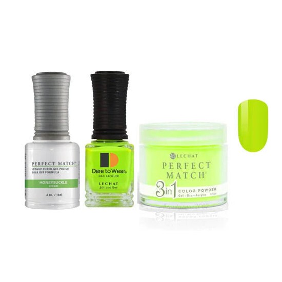 Lechat Dip, Gel, Polish Trio Honeysuckle #098, 3pc Bundle
