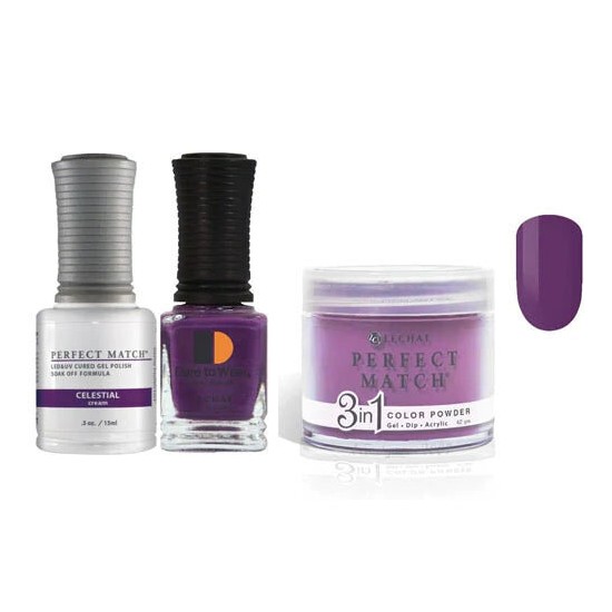 Lechat Dip, Gel, Polish Trio Celestial #104, 3pc Bundle