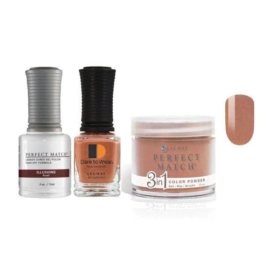 Lechat Dip, Gel, Polish Trio Illusions #107, 3pc Bundle