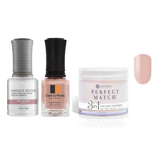 Lechat Dip, Gel, Polish Trio Mi Amour #110, 3pc Bundle