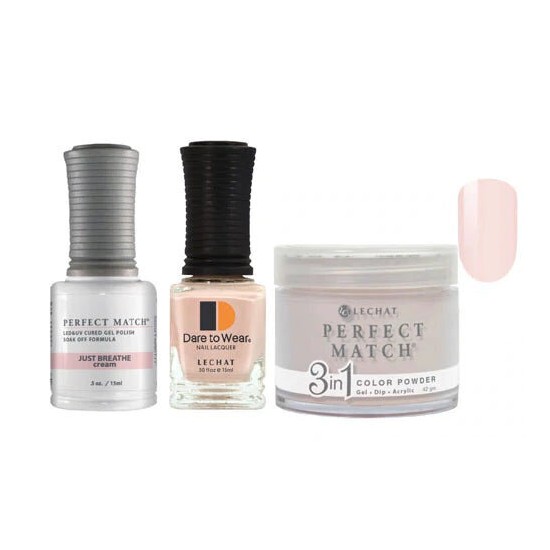 Lechat Dip, Gel, Polish Trio Just Breath #111, 3pc Bundle