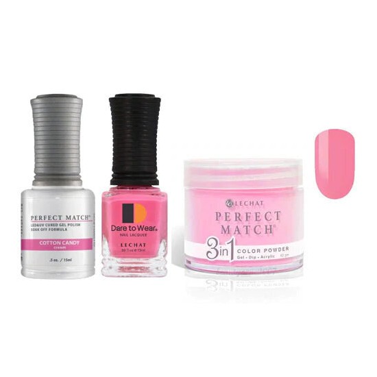 Lechat Dip, Gel, Polish Trio Cotton Candy #119, 3pc Bundle