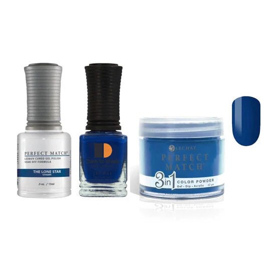 Lechat Dip, Gel, Polish Trio The Lone Star #139, 3pc Bundle