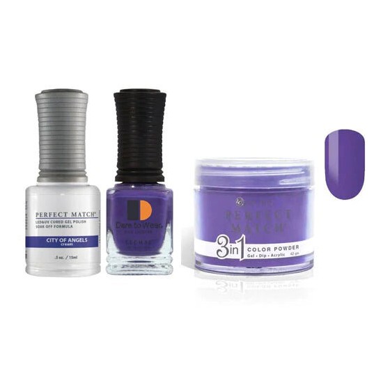 Lechat Dip, Gel, Polish Trio City Of Angels #141, 3pc Bundle