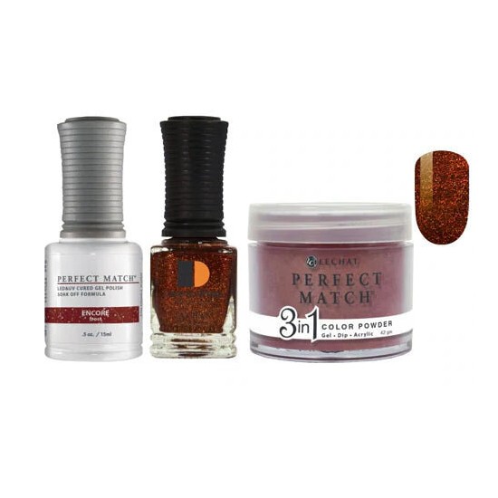 Lechat Dip, Gel, Polish Trio Encore #162, 3pc Bundle