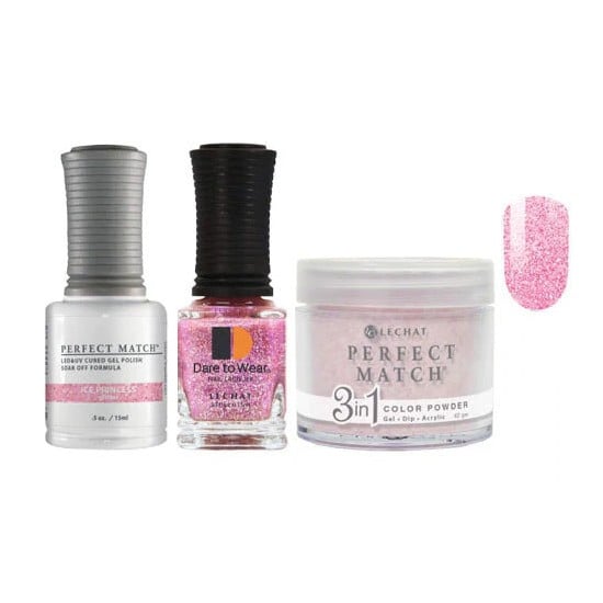 Lechat Dip, Gel, Polish Trio Ice Princess #167, 3pc Bundle