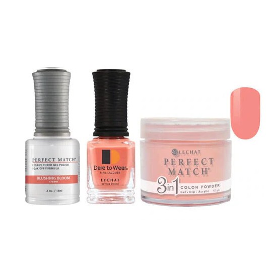 Lechat Dip, Gel, Polish Trio Blushing Bloom #171, 3pc Bundle