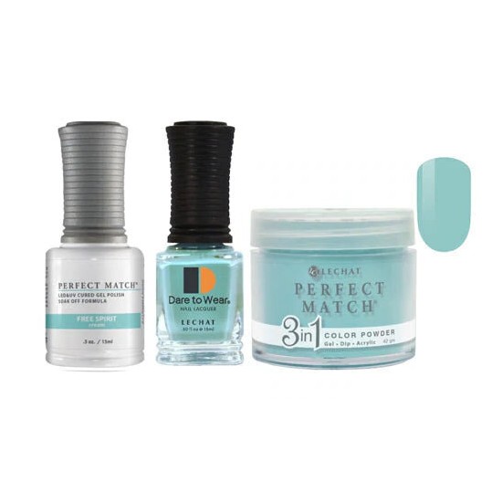 Lechat Dip, Gel, Polish Trio Free Spirit #172, 3pc Bundle
