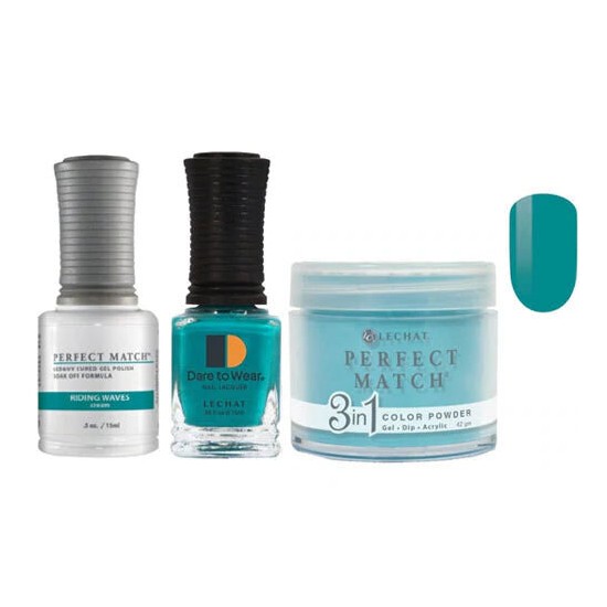 Lechat Dip, Gel, Polish Trio Riding Waves #175, 3pc Bundle