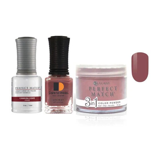 Lechat Dip, Gel, Polish Trio Cabana Cove #180, 3pc Bundle