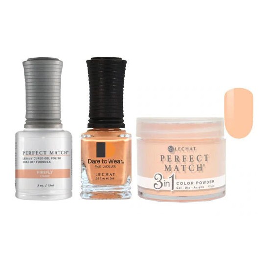 Lechat Dip, Gel, Polish Trio Firefly #194, 3pc Bundle