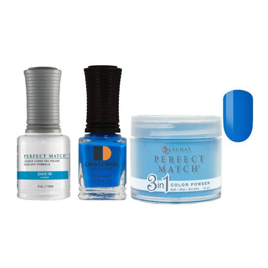 Lechat Dip, Gel, Polish Trio Five In #199, 3pc Bundle