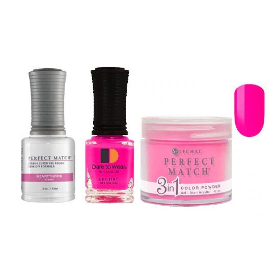 Lechat Dip, Gel, Polish Trio Heartthrob #200, 3pc Bundle